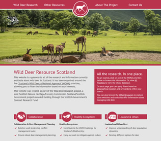 deer scotland website
