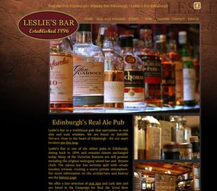 leslies bar edinburgh website